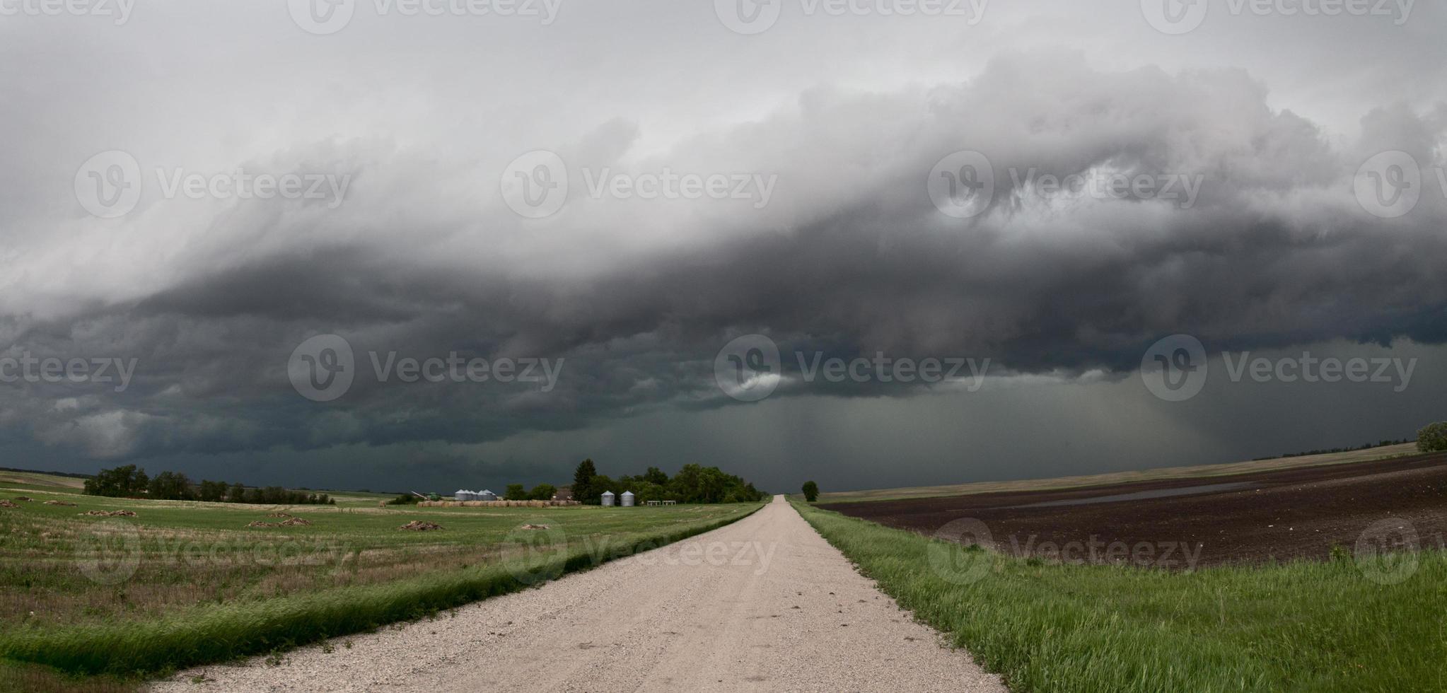 prairie storm moln kanada foto