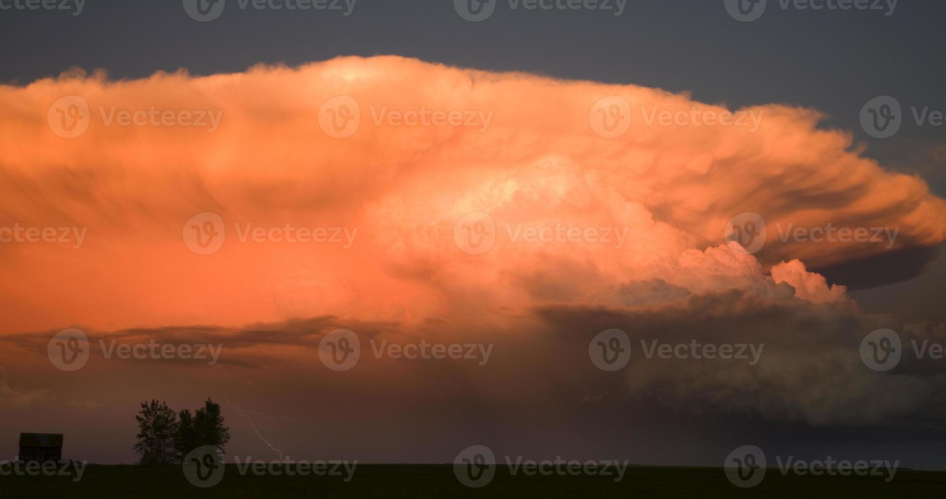 prärie stormmoln foto