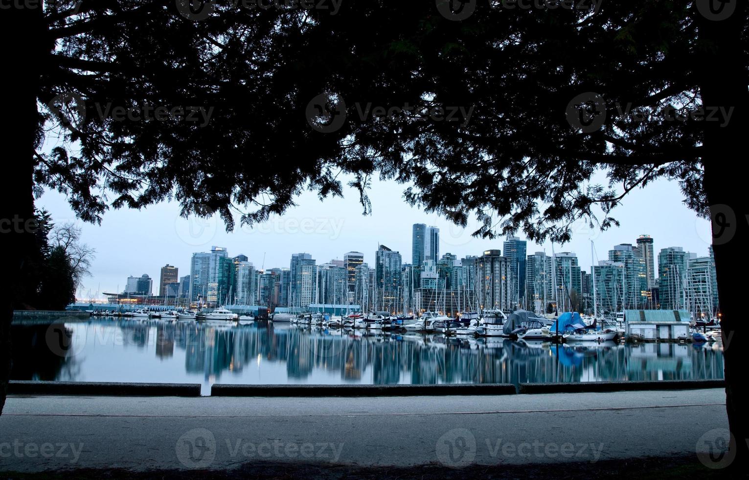 vancouvers skyline kanada foto