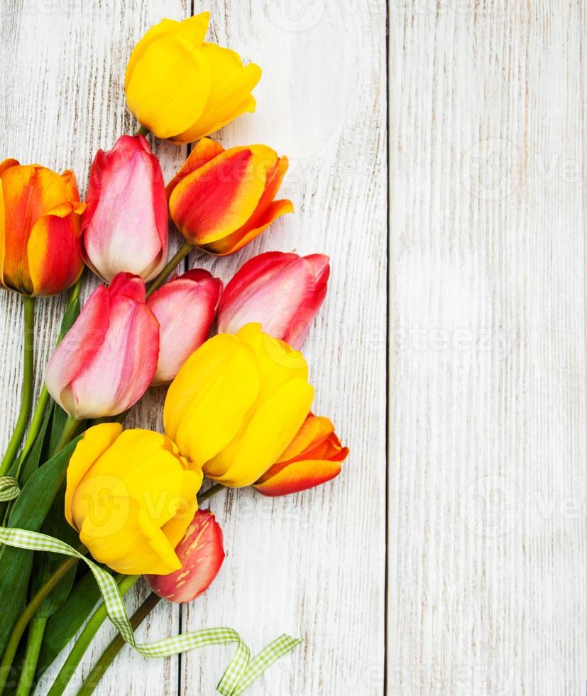 vårens tulpaner blommor foto