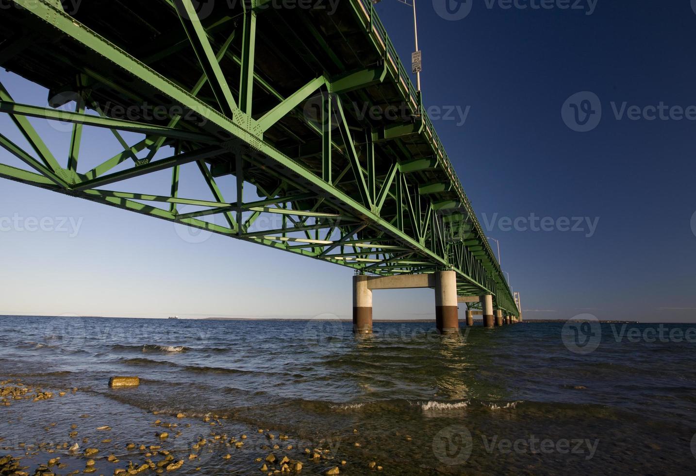 mackinaw city bridge michigan foto