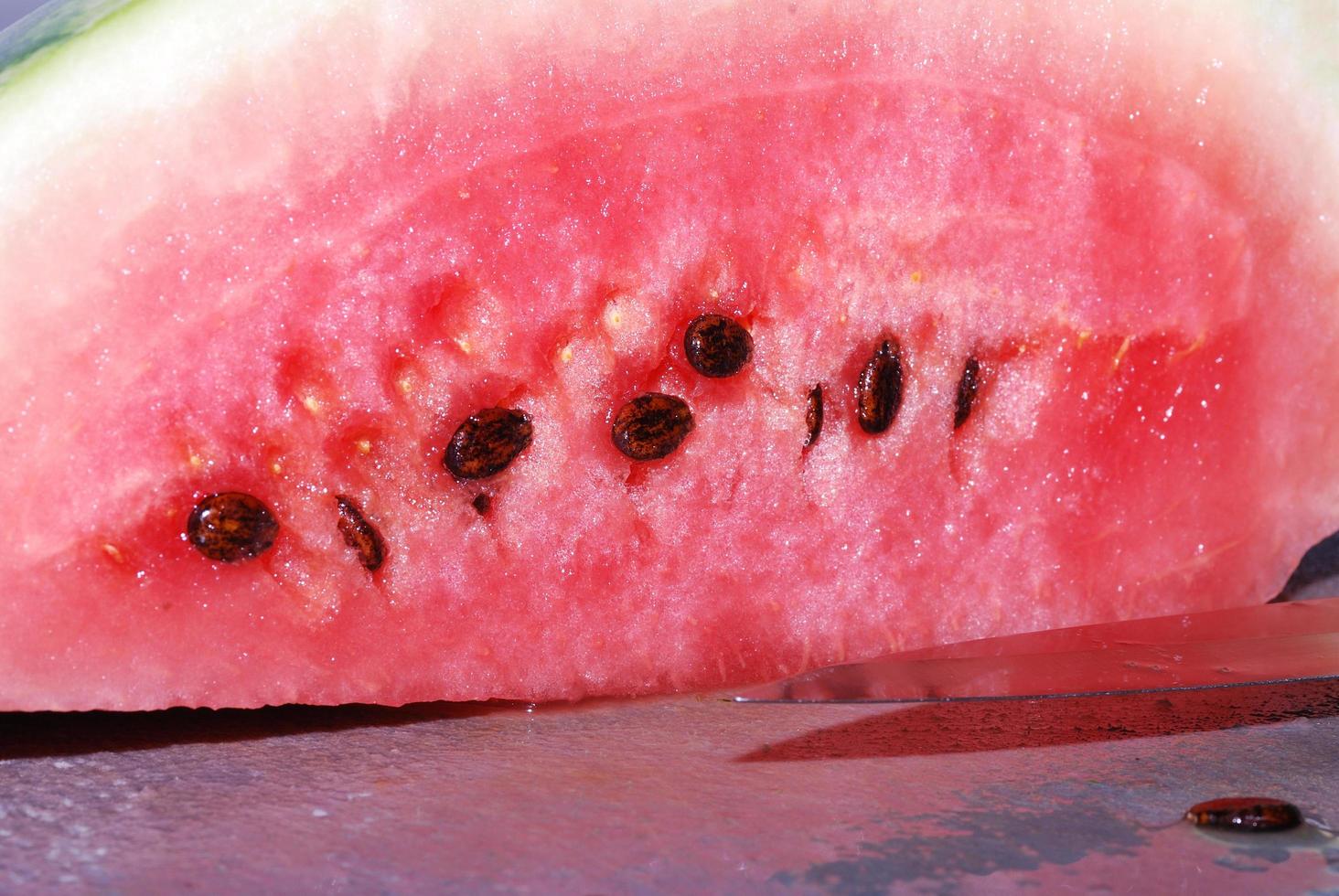 vattenmelon närbild vy foto