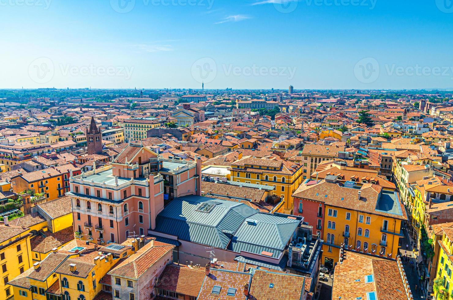 verona stads historiska centrum foto