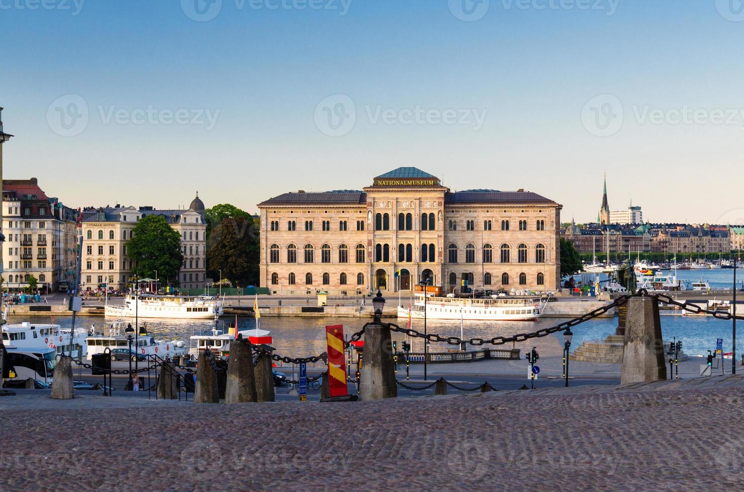 nationalmuseet för de sköna konsterna nära sjön Malaren, stockholm, sverige foto
