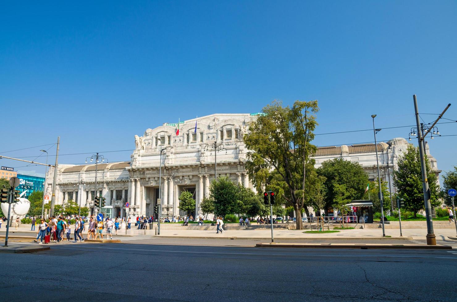 Milano, Italien, 9 september 2018 Milano Central Stazione järnvägsstation, Milano, Italien foto