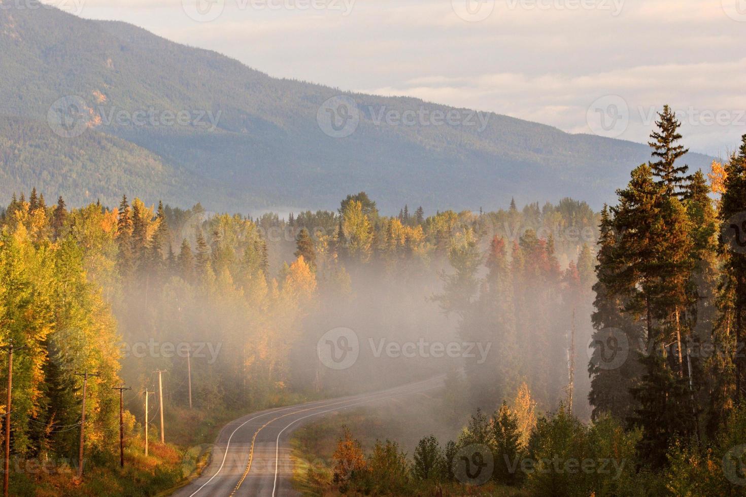 yellowhead motorväg brittisk columbia kanada foto