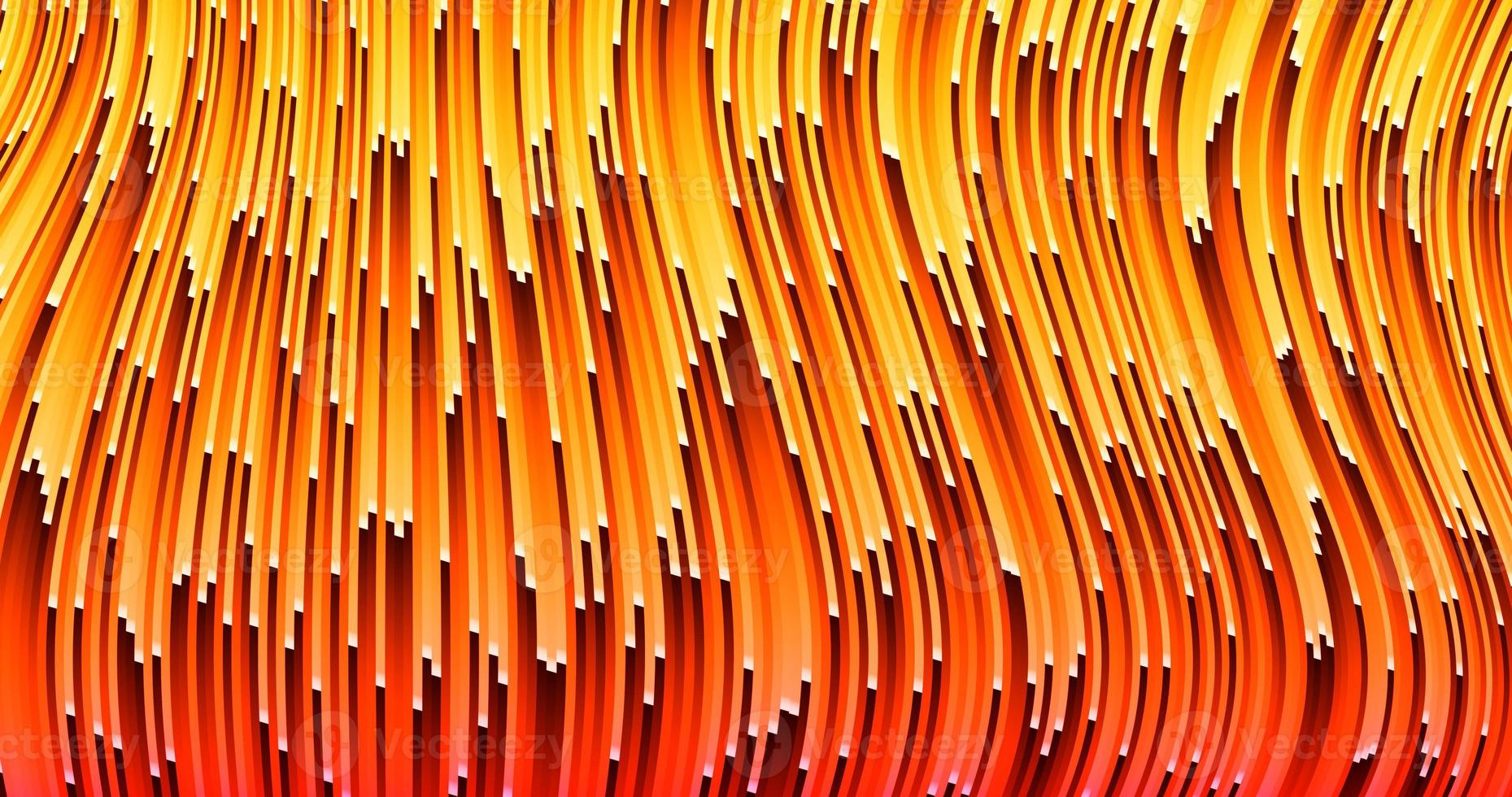 abstrakt linje som fallande regn gul orange färgglad bakgrundsillustration foto