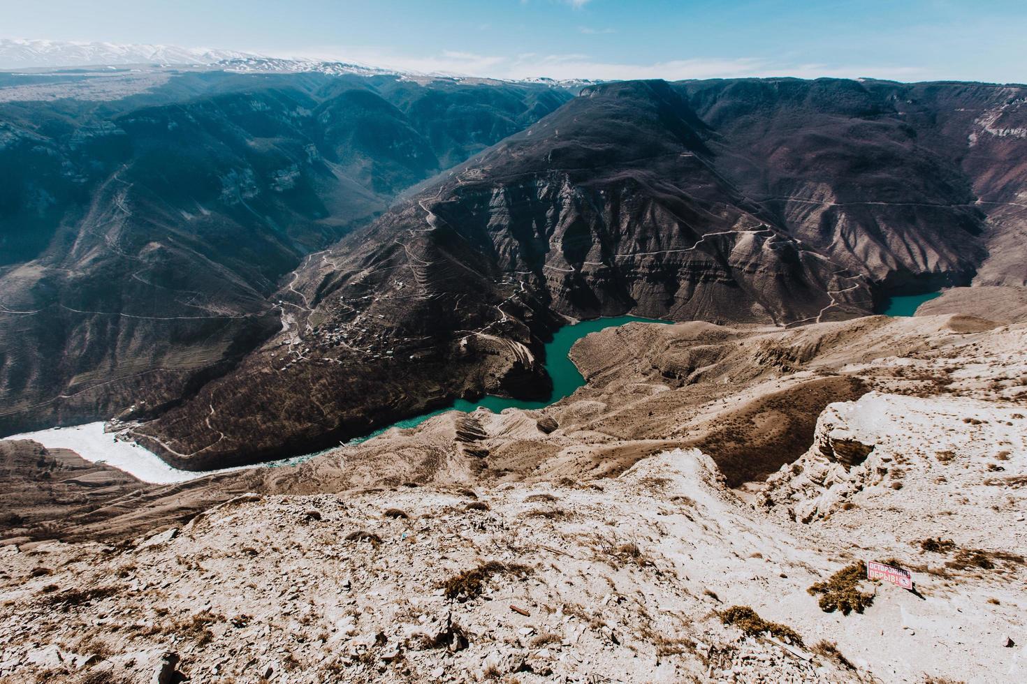 sulak canyon.chirkeyskaya hpp.naturen i kaukasien.sevärdheter i kaukasien foto