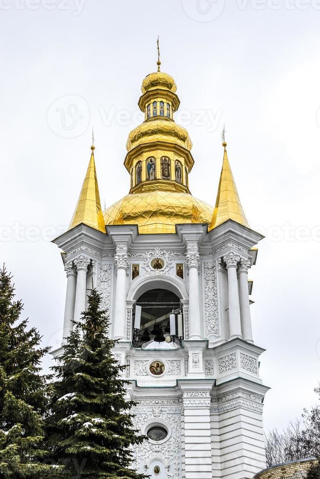 gyllene kupolen av kyevo-pecherska lavra klostret i Kiev, Ukraina, Europa foto