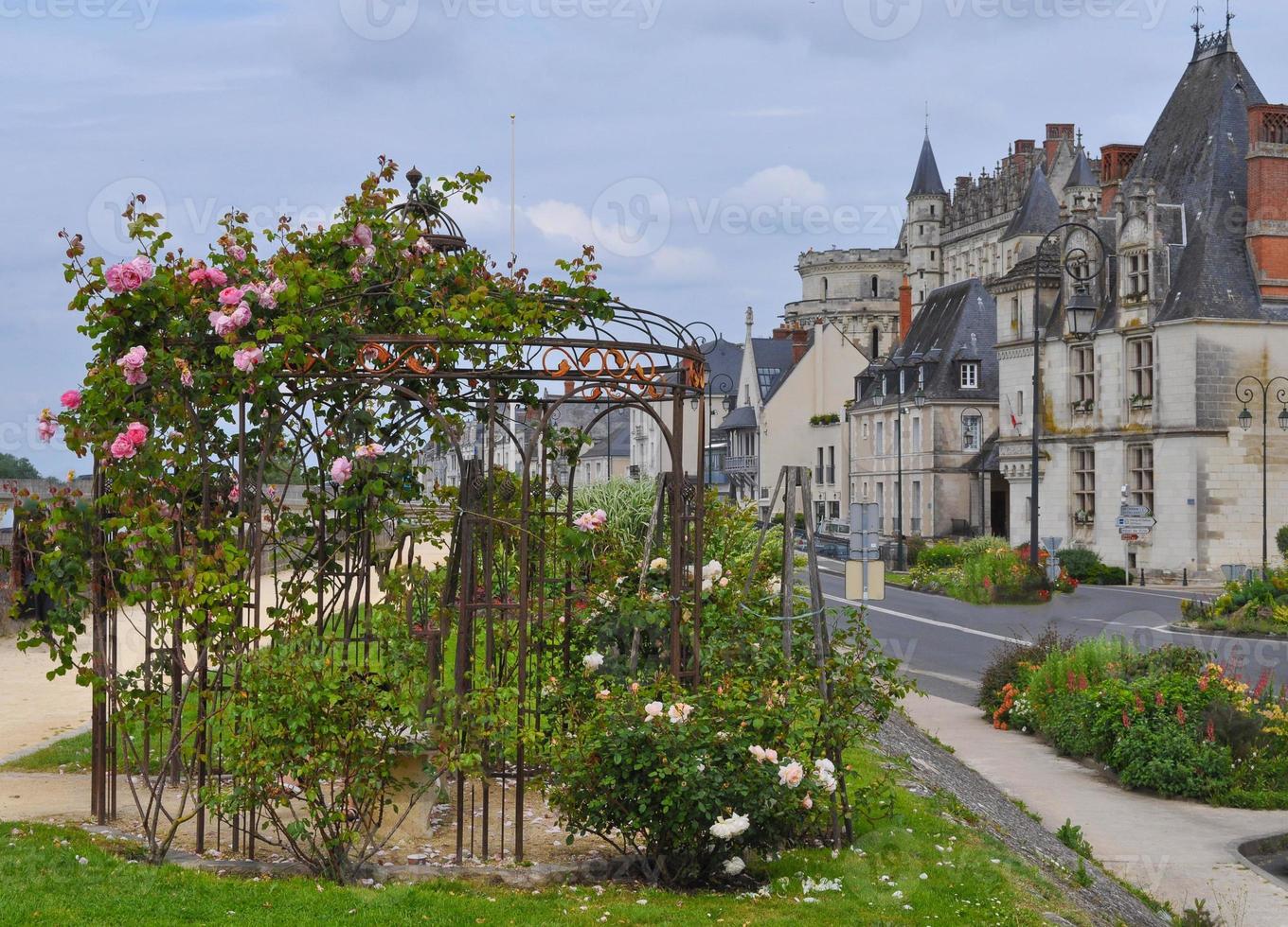 stad amboise frankrike foto