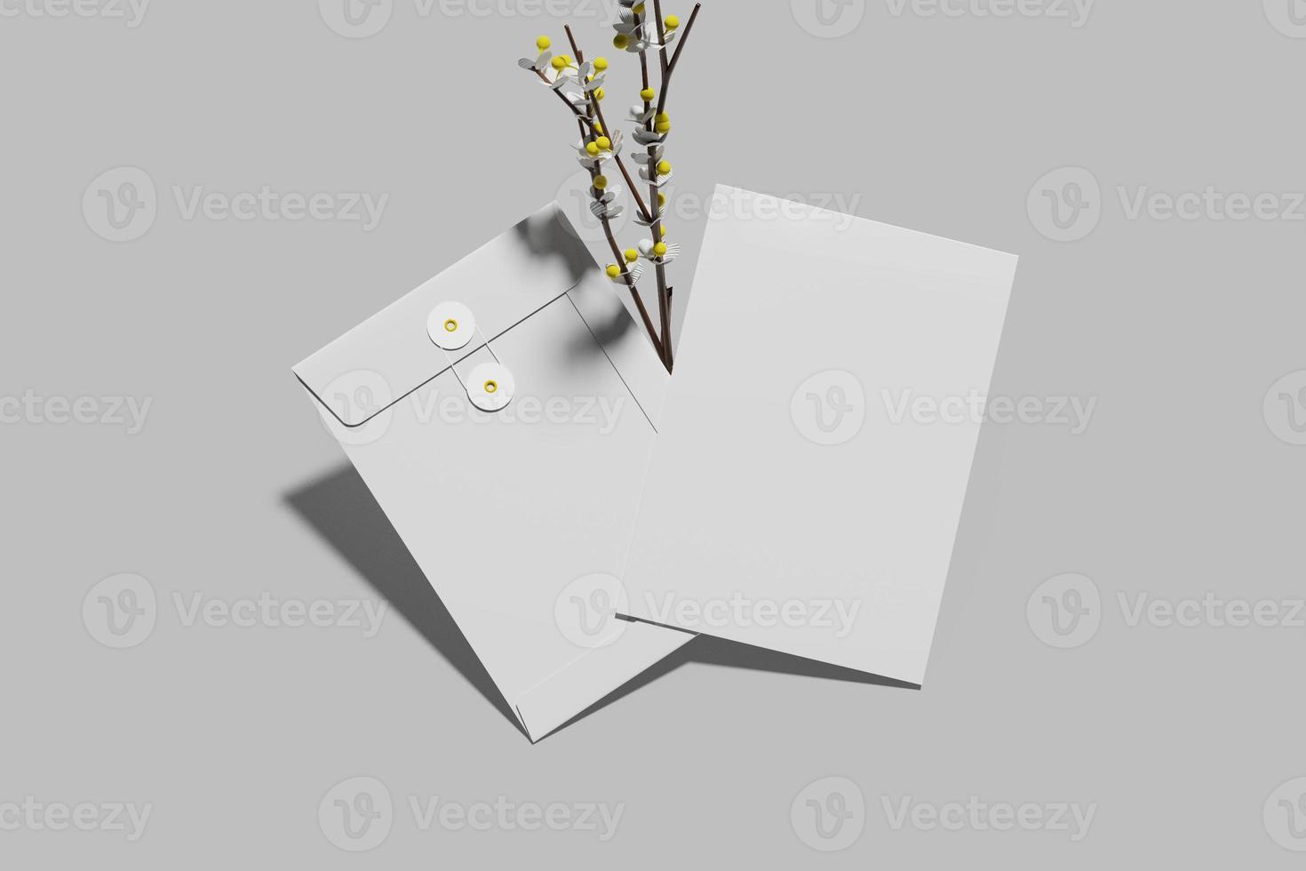 envelope c4 mockup foto