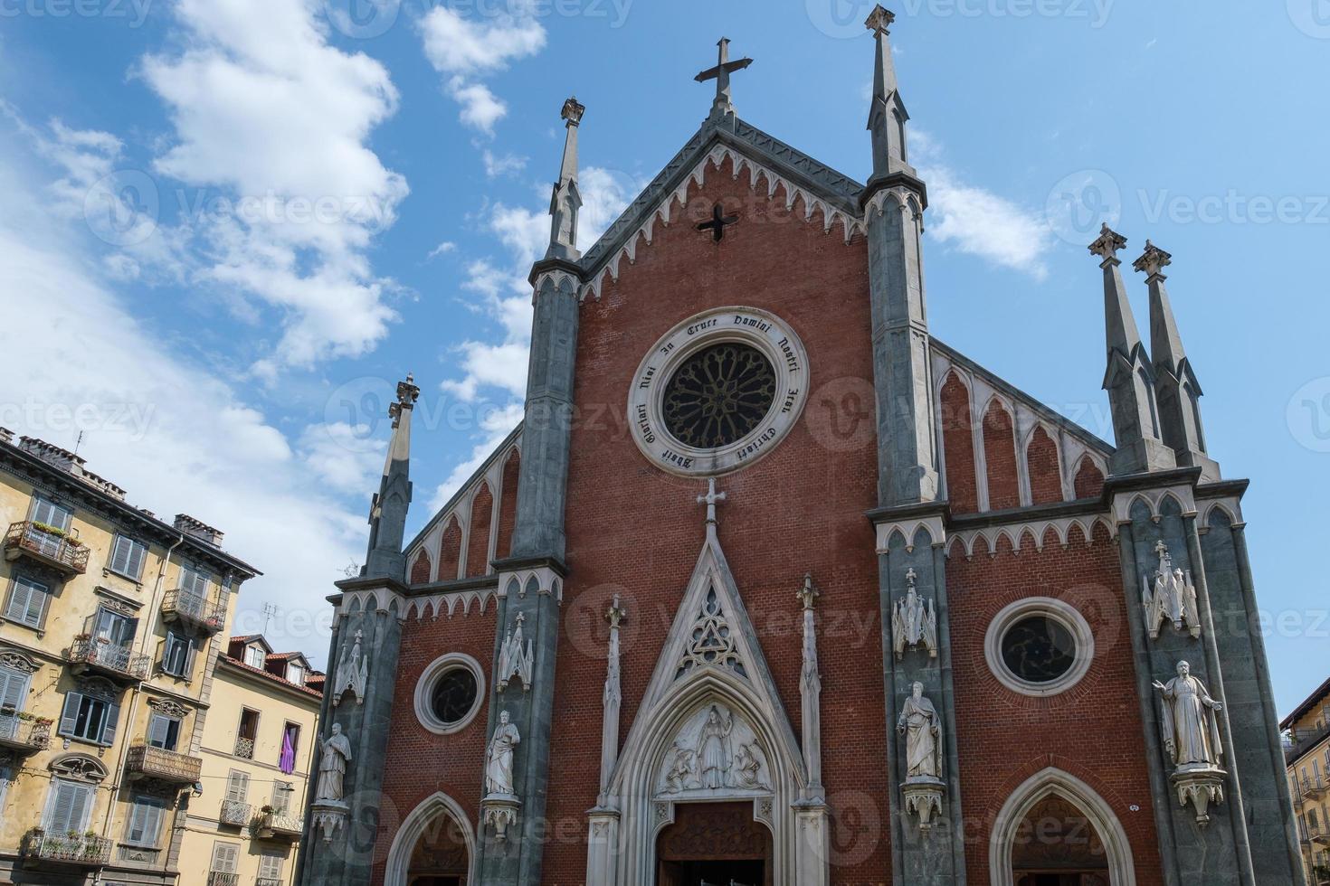 san domenico katolska kyrkan turin piemonte italien foto
