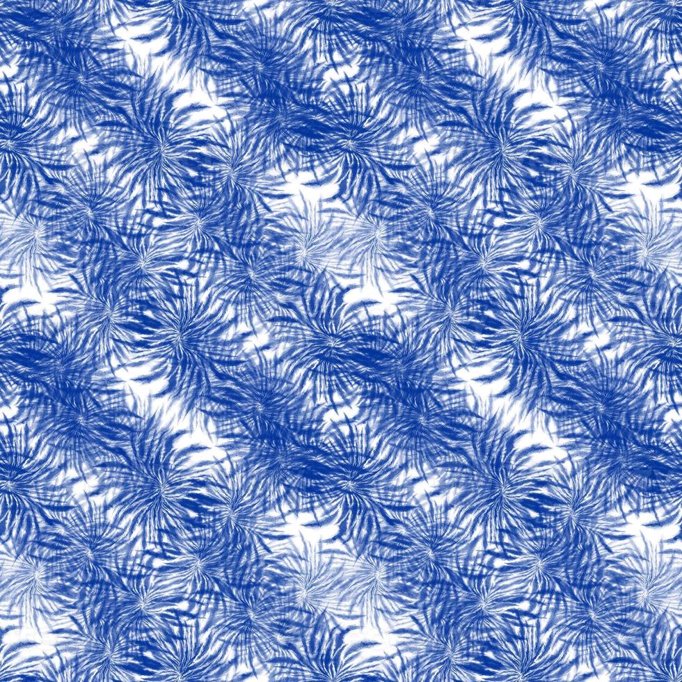 tie dye, shibori, blå abstrakt batik sömlösa mönster. akvarell bakgrunder foto