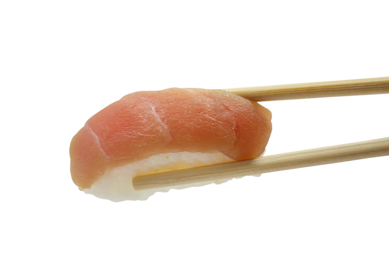 sushi med pinnar foto