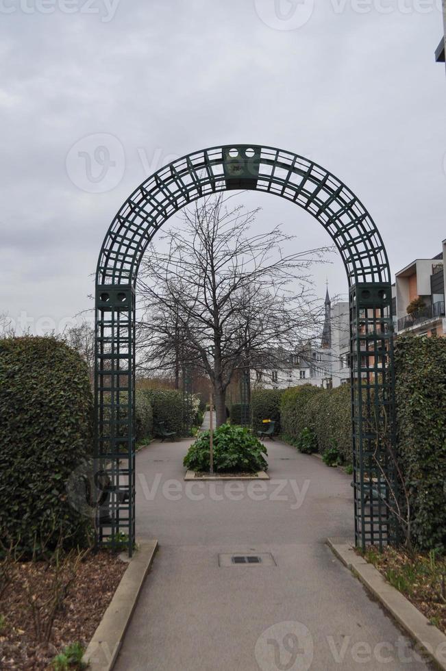 utsikt över staden paris foto