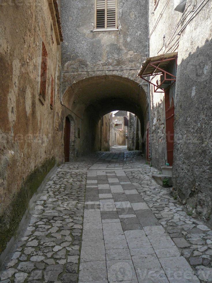 utsikt över Caserta gamla stan i Caserta foto