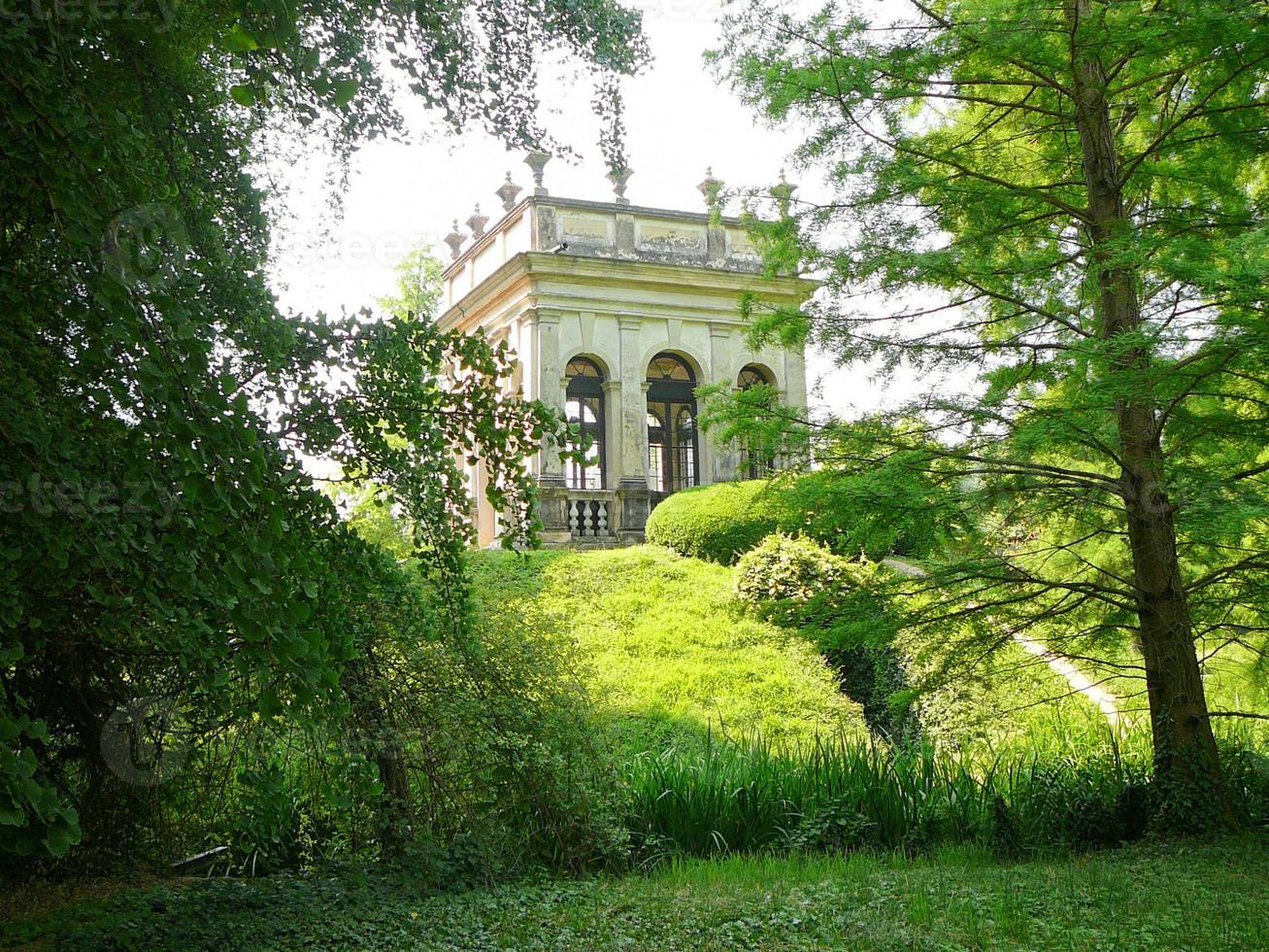 gammal villa pisani trädgård i padua padova i veneto, norra foto