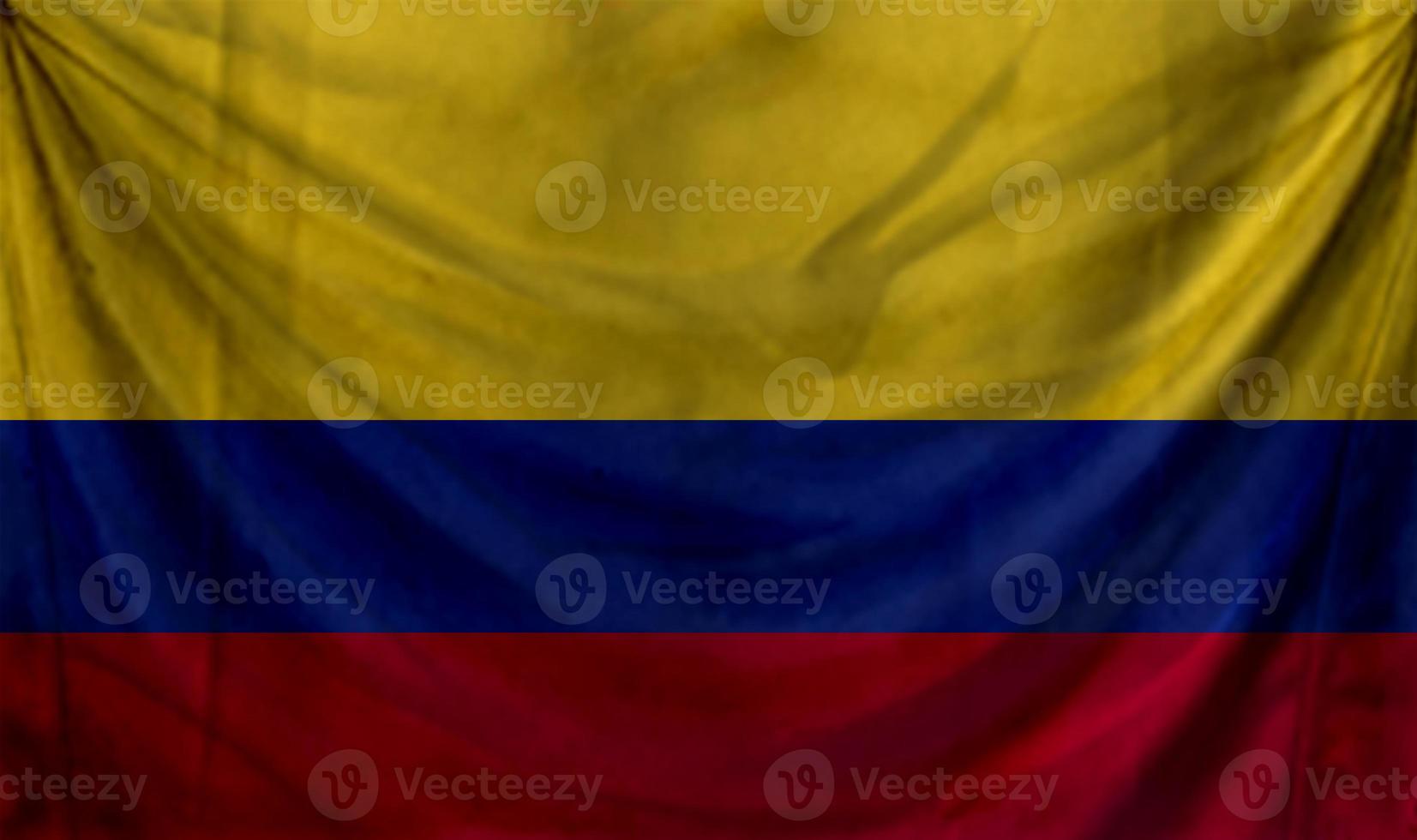 colombia flagga vajar. bakgrund för patriotisk och nationell design foto