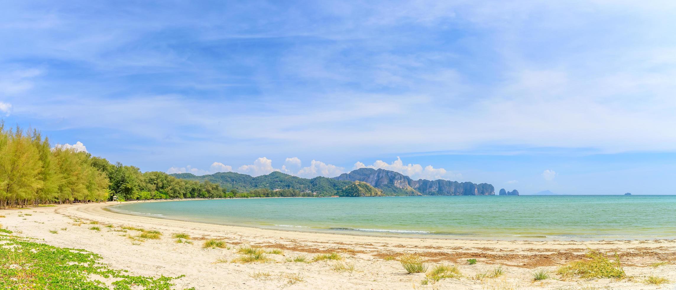 noppharat thara beach, krabi, thailand, panorama foto