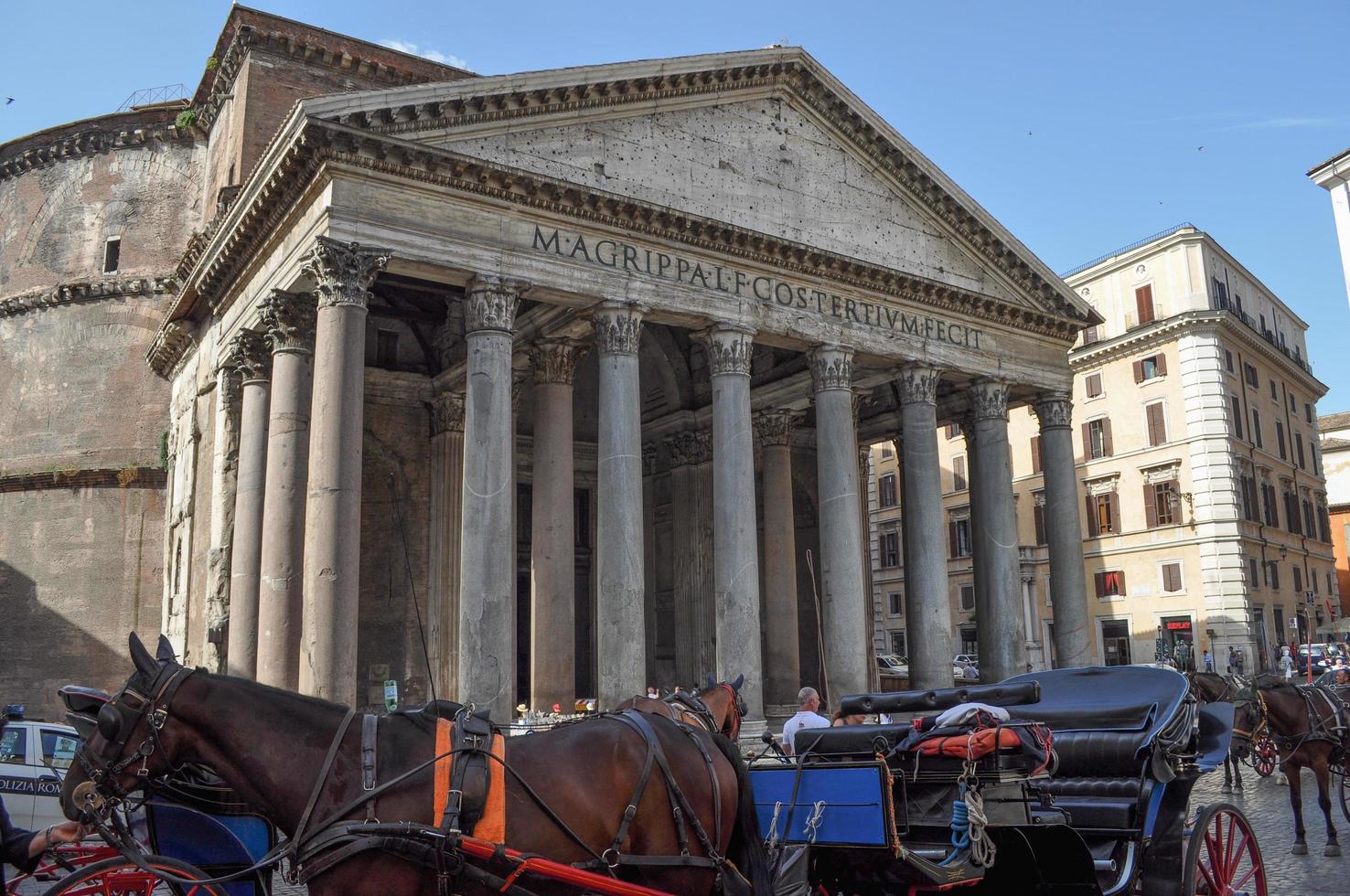 pantheon templet till alla gudar Rom Italien foto