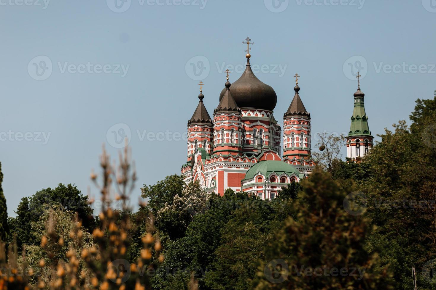 ortodox katedral. katedralen i st. pantaleon i Kiev. ukraina. foto