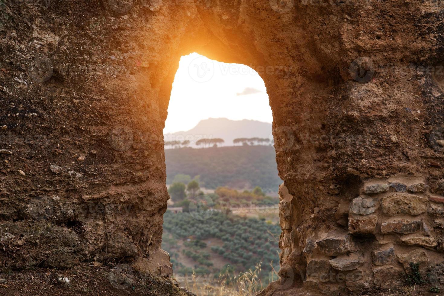 andalusiska landskap nära Ronda, Spanien foto