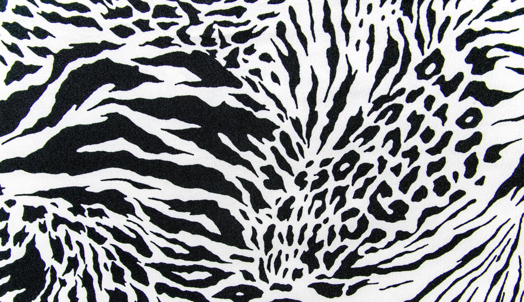 textur av print tyg randig zebra och leopard för bakgrund foto