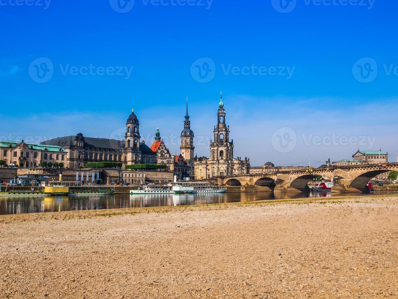 hdr hofkirche i Dresden foto