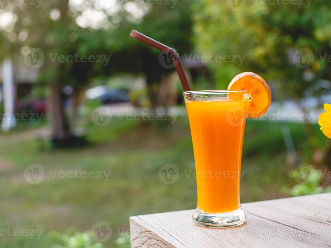 apelsinjuice och natur foto