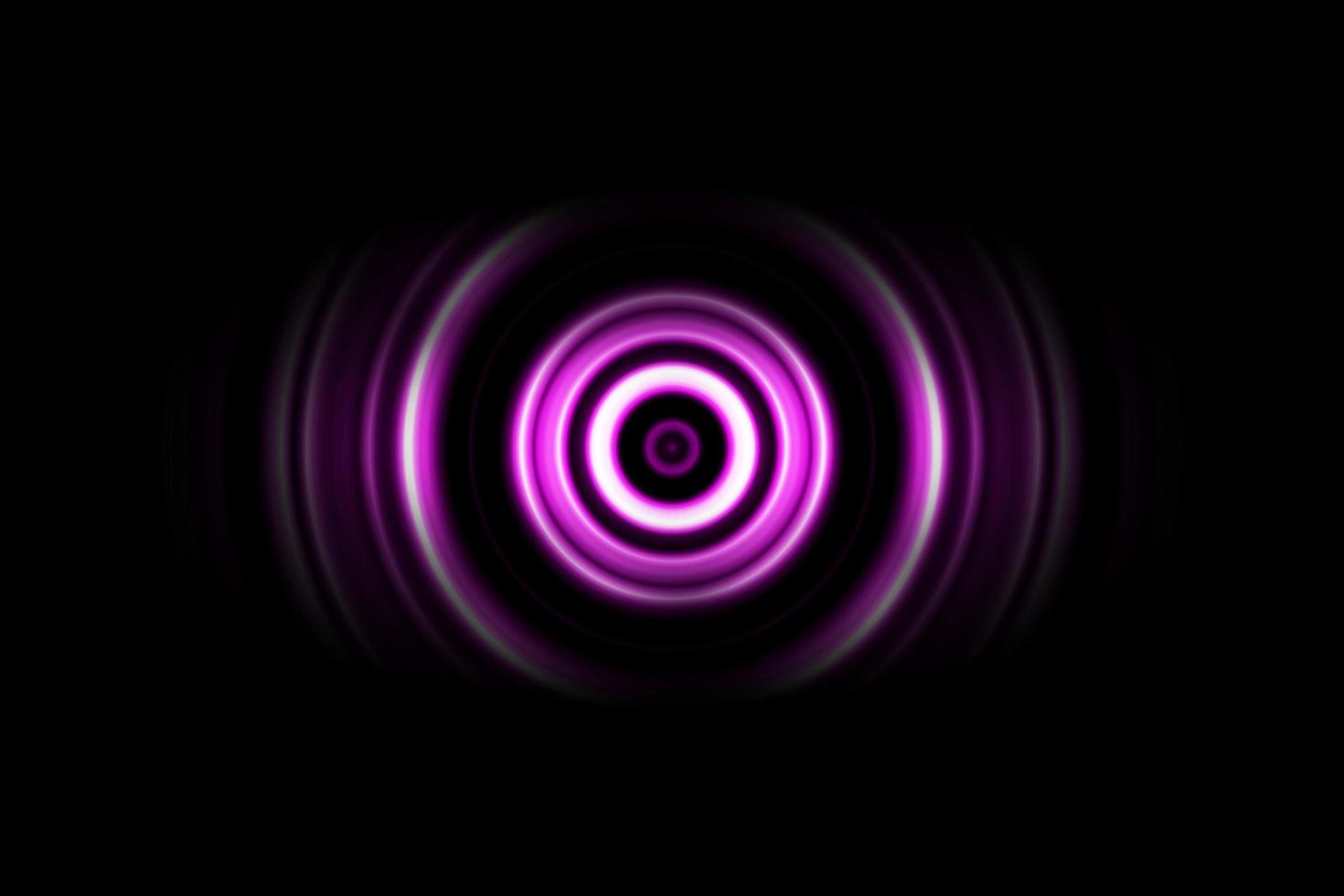 lila digital ljudvåg eller cirkelsignal, abstrakt bakgrund foto