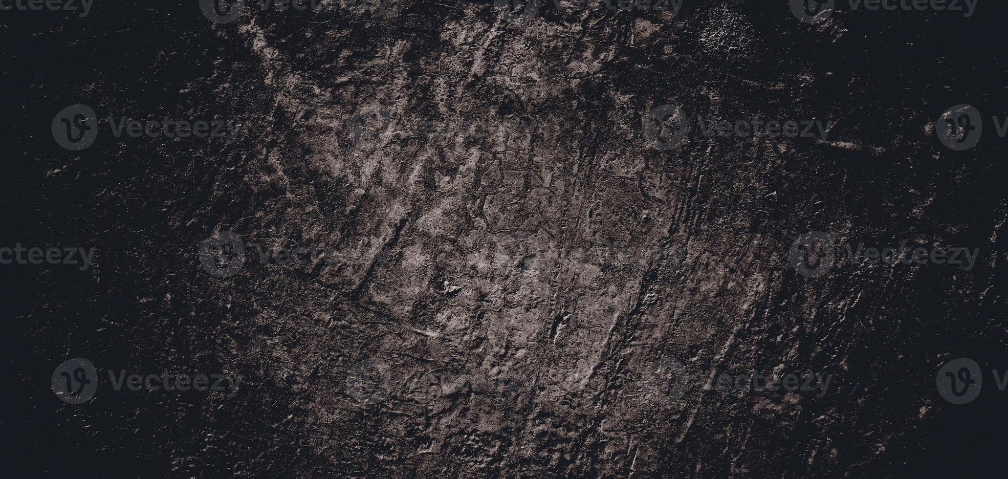 vägg full av repor, skrämmande mörk vägg, grungy cement textur för bakgrund foto