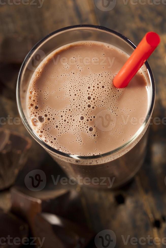 uppfriskande läcker chokladmjölk foto