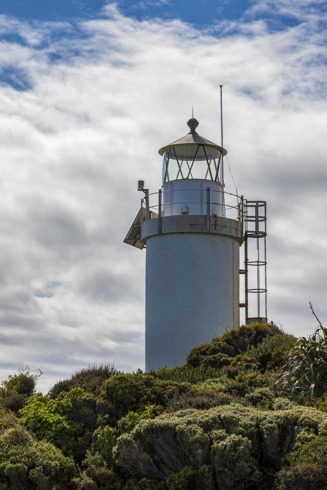 cape foulwind, nya zeeland, 2012. utsikt över Cape foulwind fyr foto