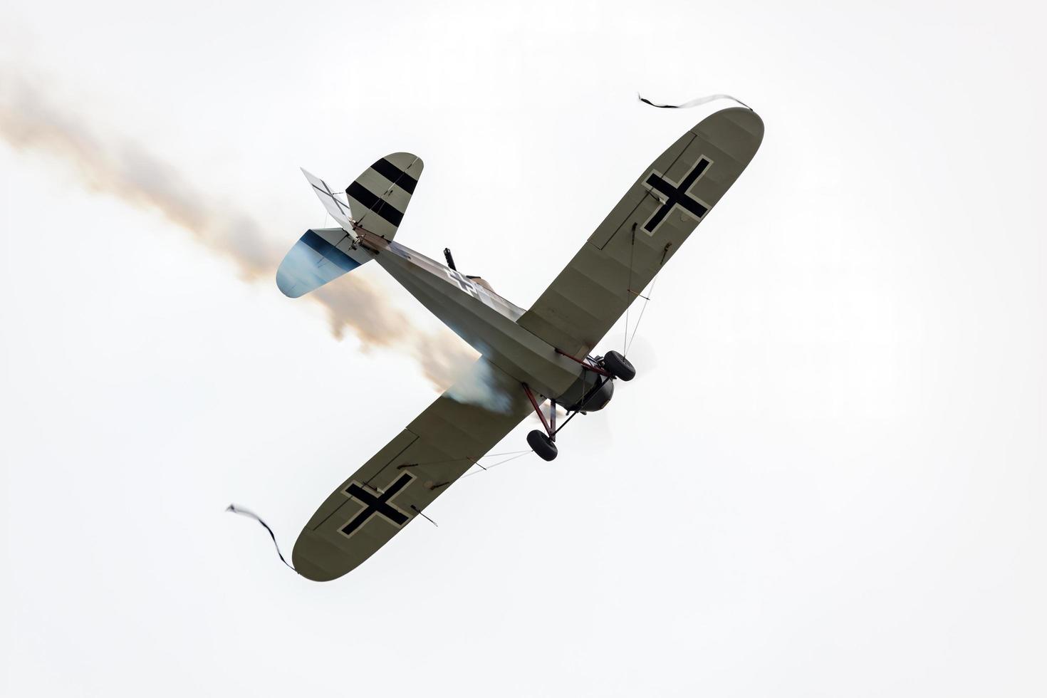 Shoreham vid havet, West Sussex, Storbritannien, 2011. junkers cl.i markattackflygplan foto