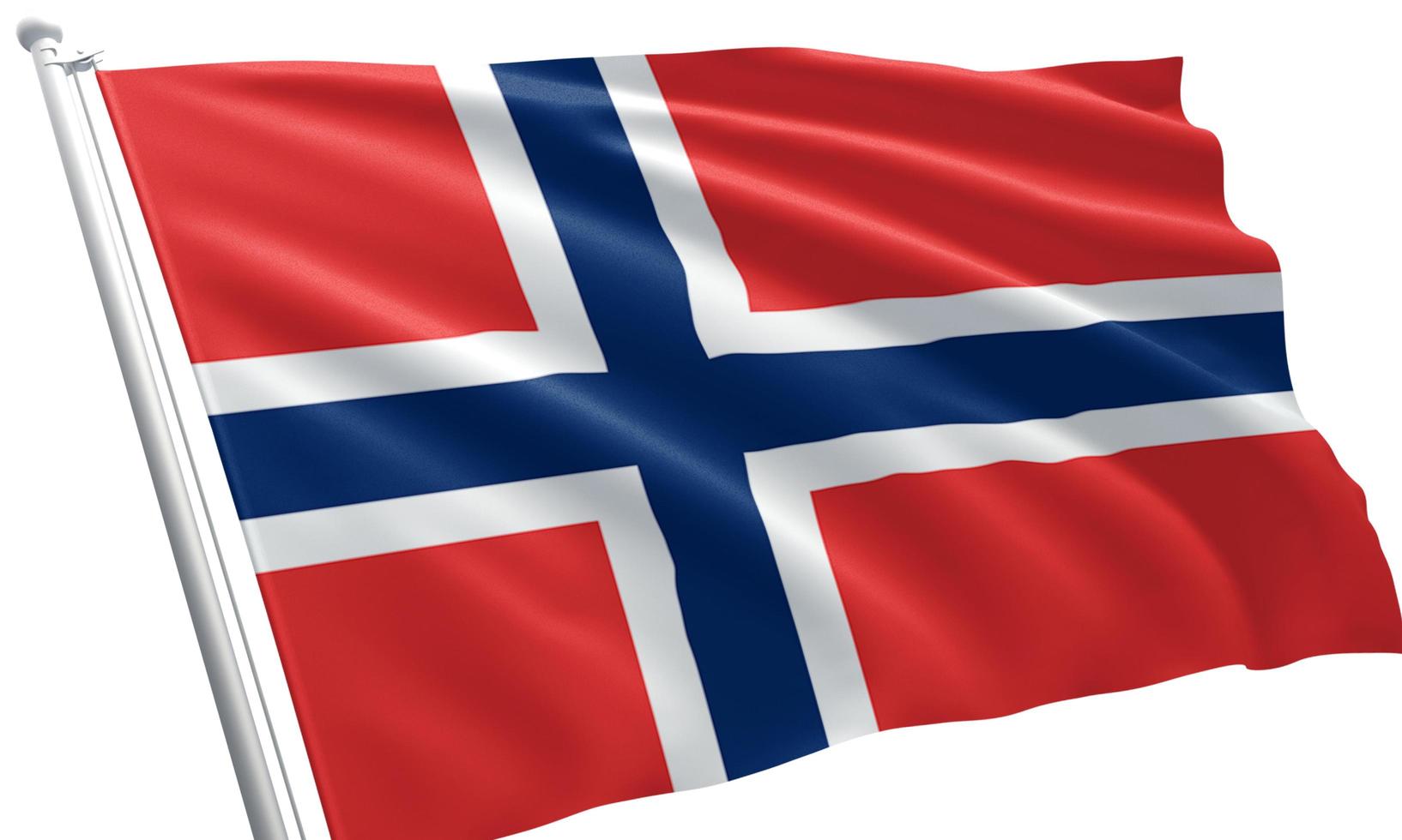 närbild viftande flagga Bouvet Island foto