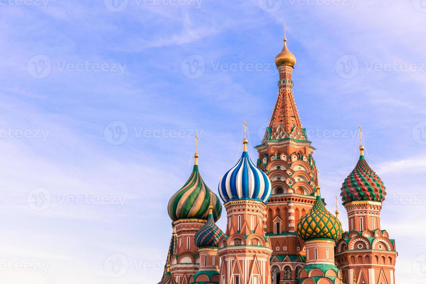 moskva. st.basil katedral foto