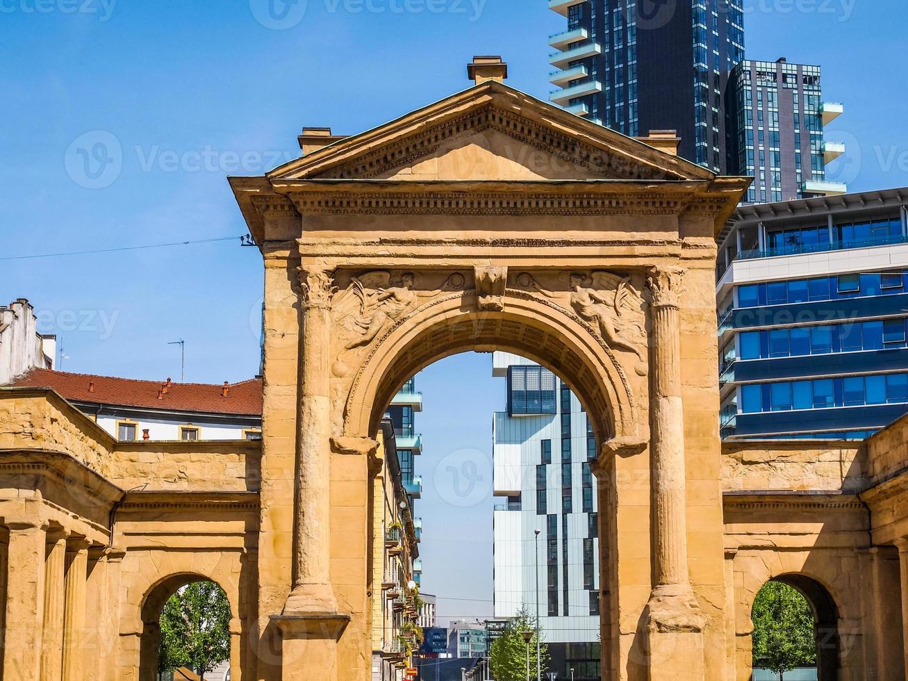 hdr porta nuova i milano foto