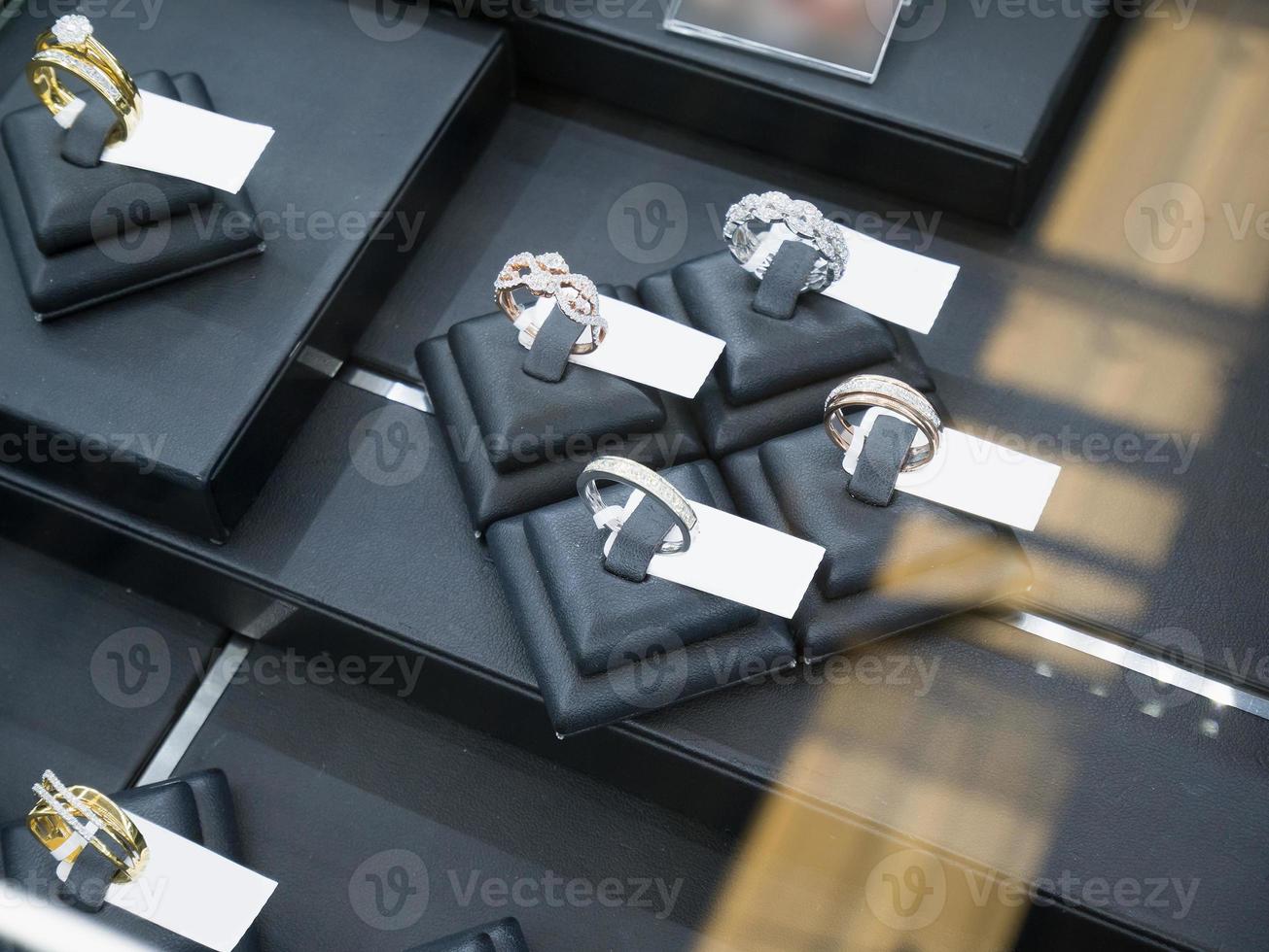 smycken diamant butik display foto