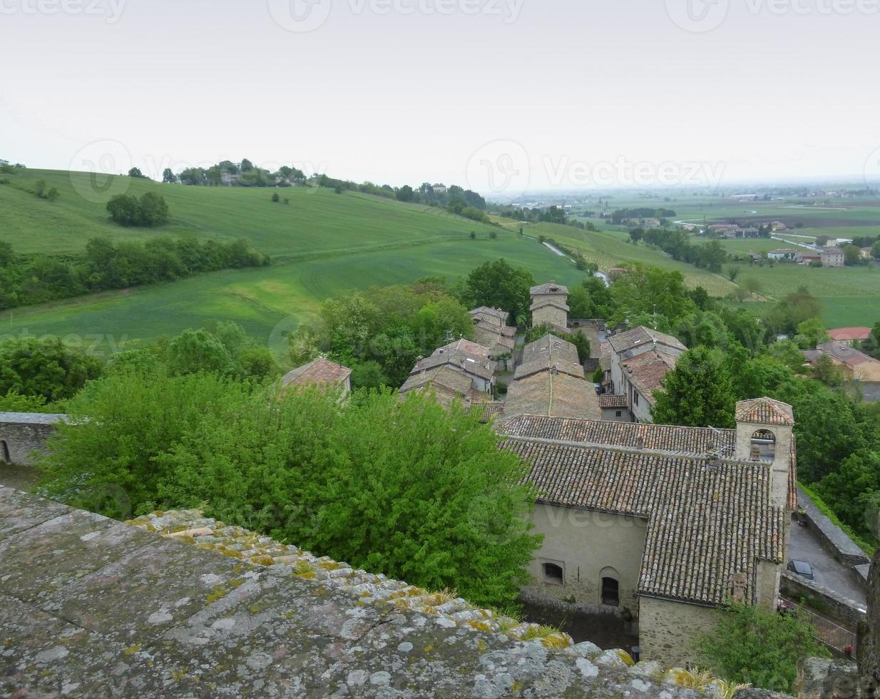 torrechiara slott i langhirano parma italien foto