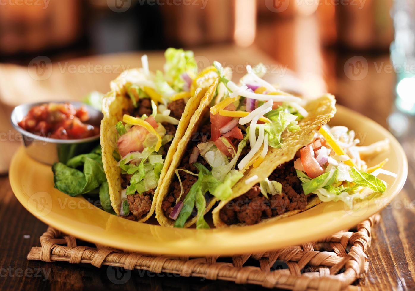 välsmakande tacos foto