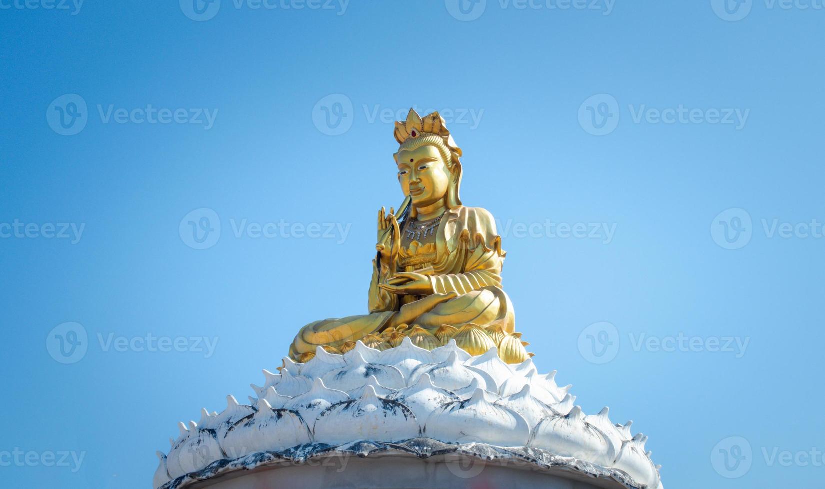 guanyin staty, kuan-yin buddha foto