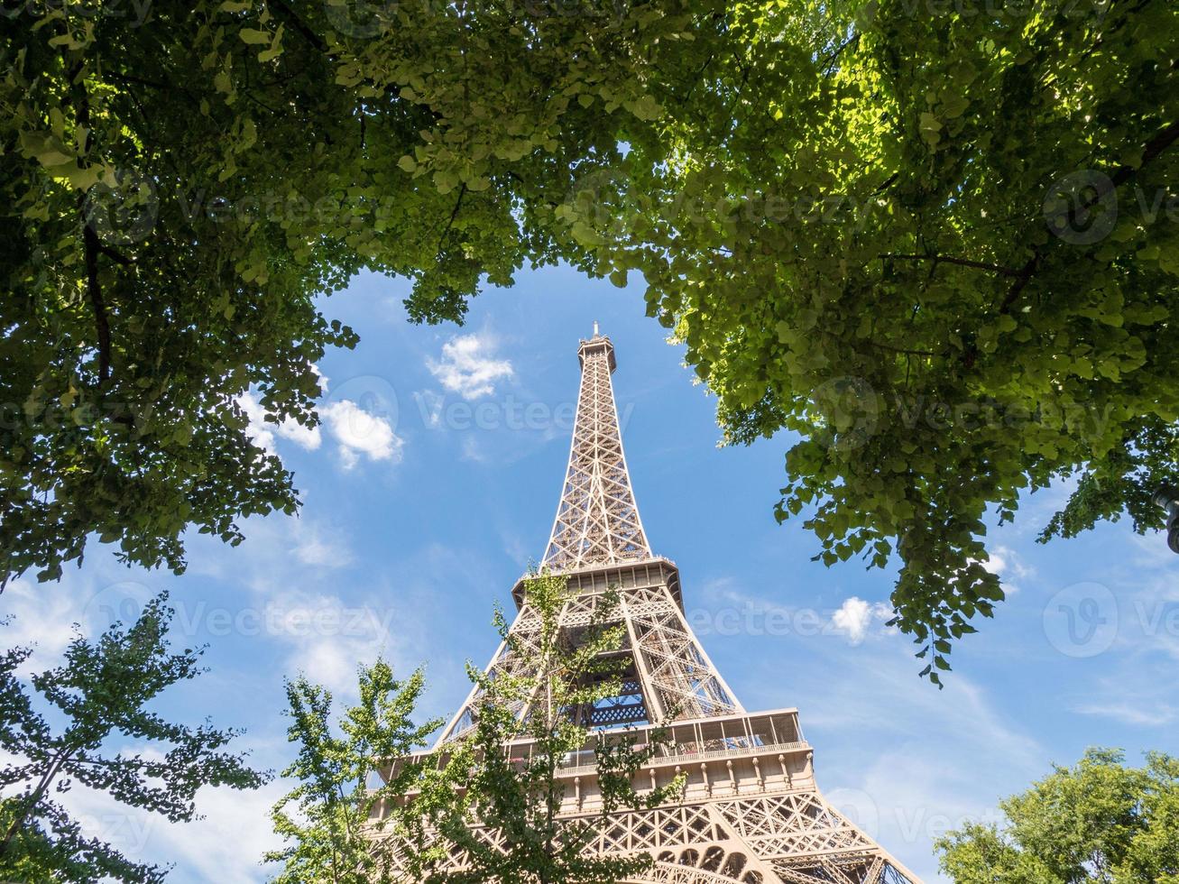 eiffeltornet i paris foto