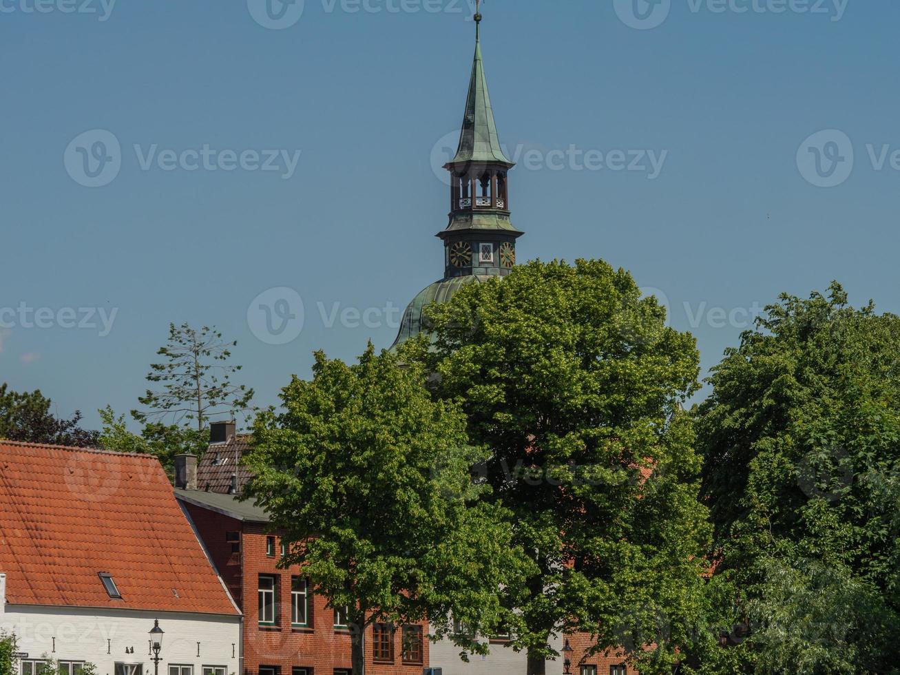 den gamla staden friedrichstadt i tyskland foto