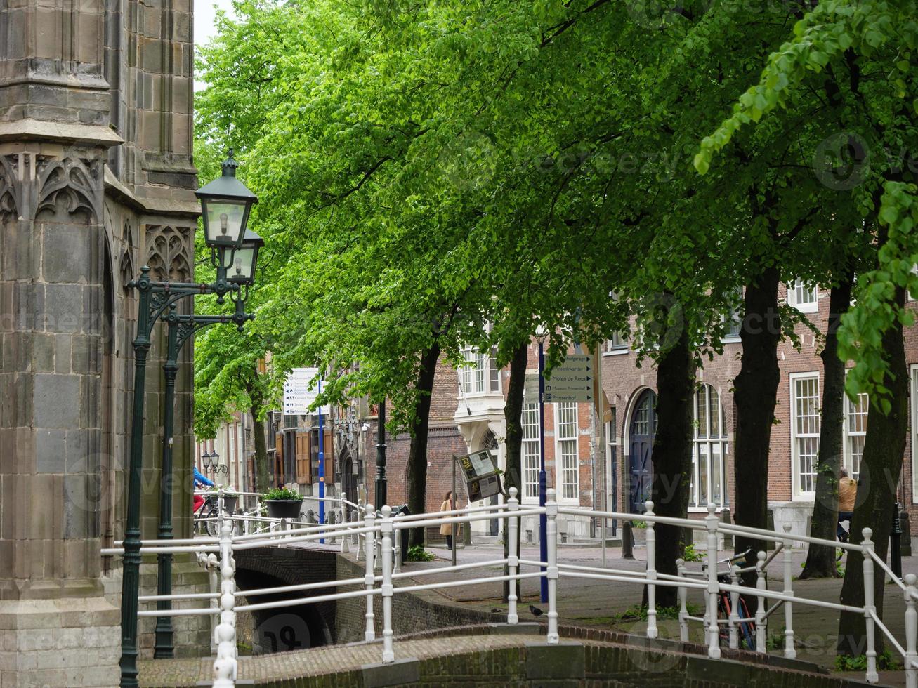 delft stad i nederländerna foto
