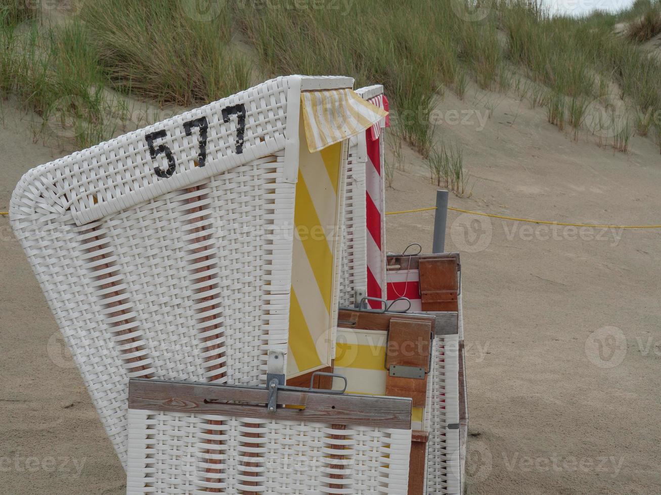 baltrum island i tyskland foto