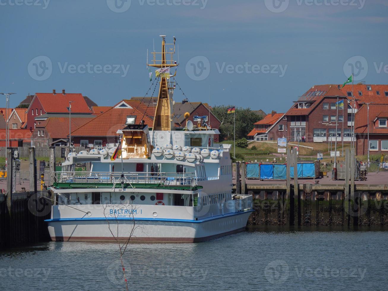 ön baltrum i Nordsjön foto