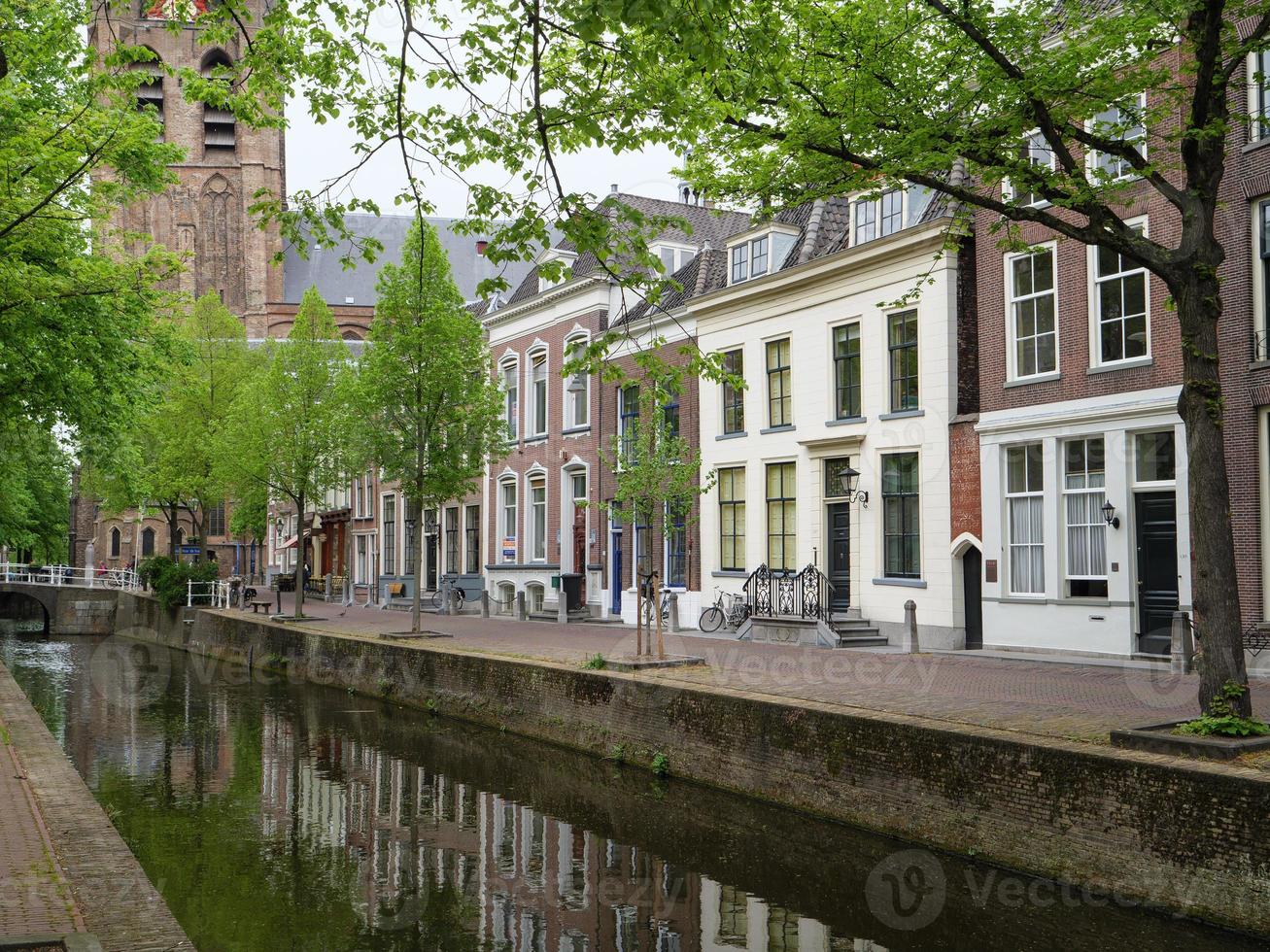 delft stad i nederländerna foto