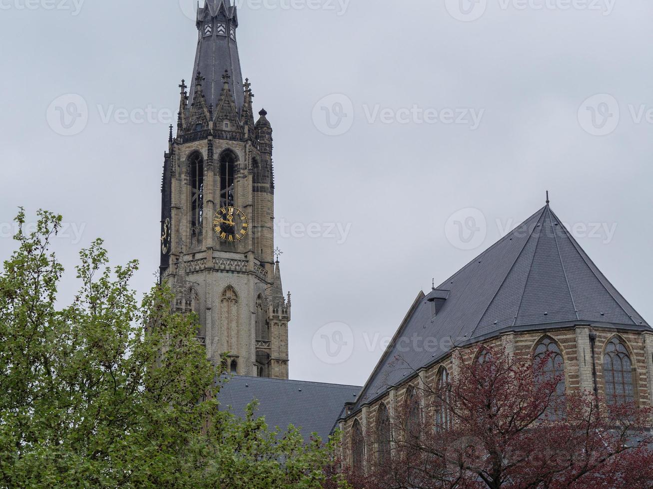 delft stad i nederländerna foto