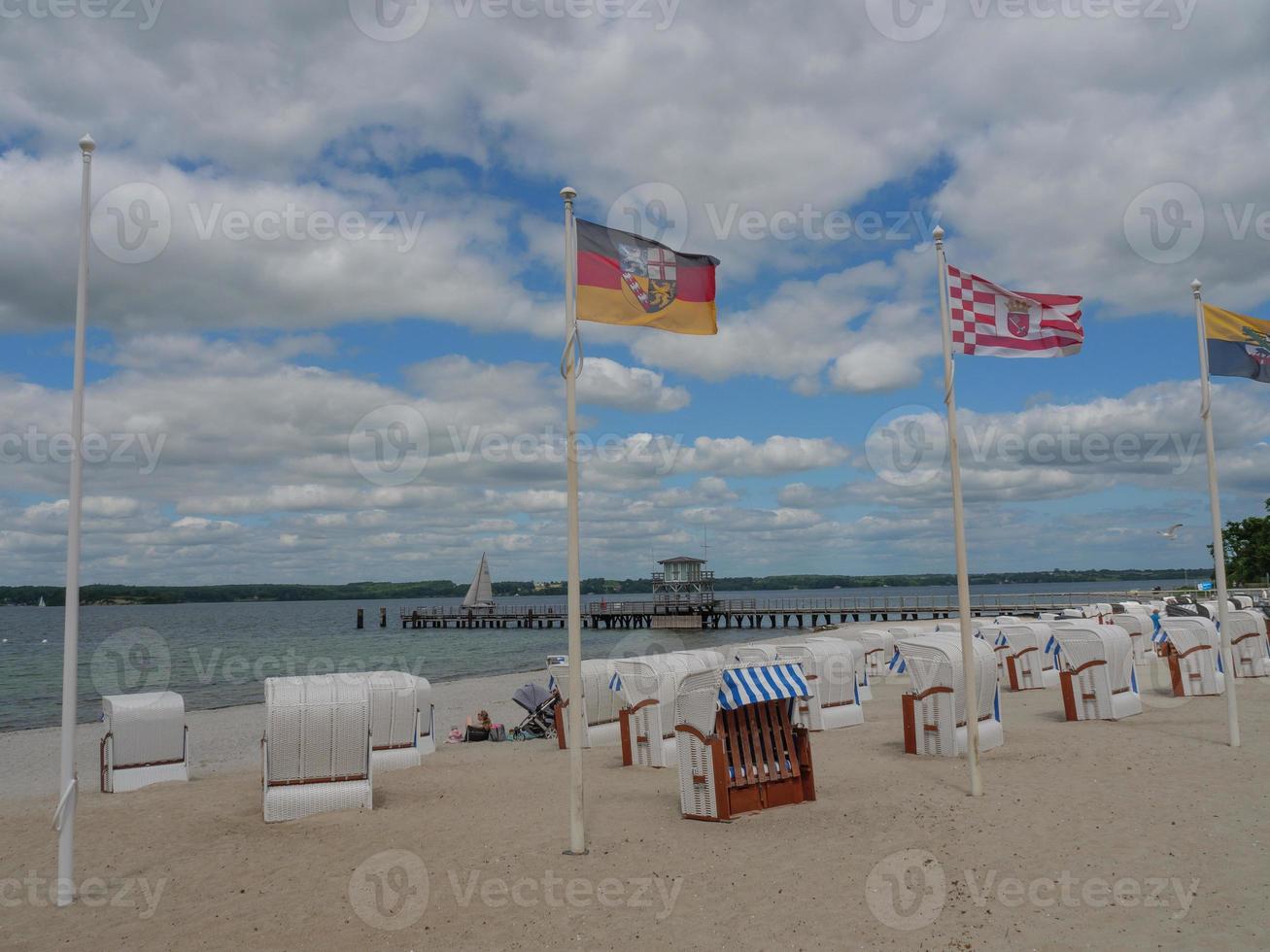 sandwigsstranden vid Östersjön foto