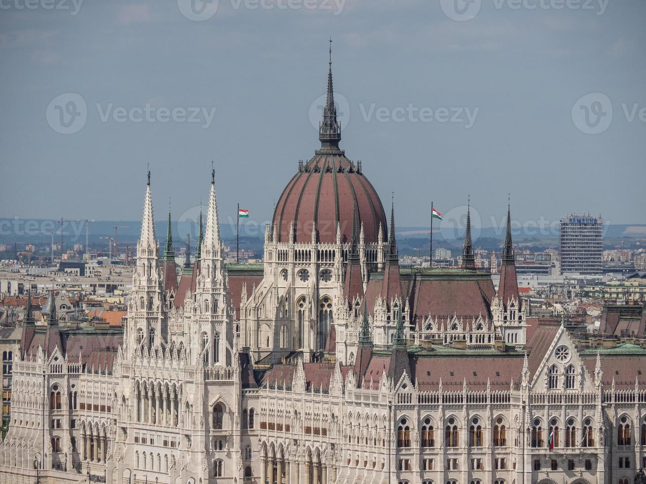 budapest vid floden Donau foto